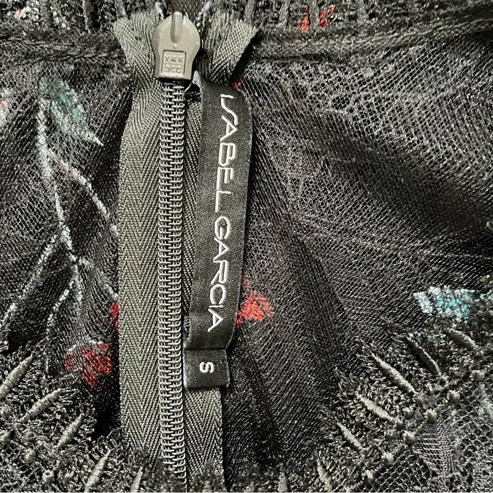 BHLDN Anthropologie Isabel Garcia "Vizelle Midi Dress" Floral Tulle Lace XS S - Picture 12 of 16